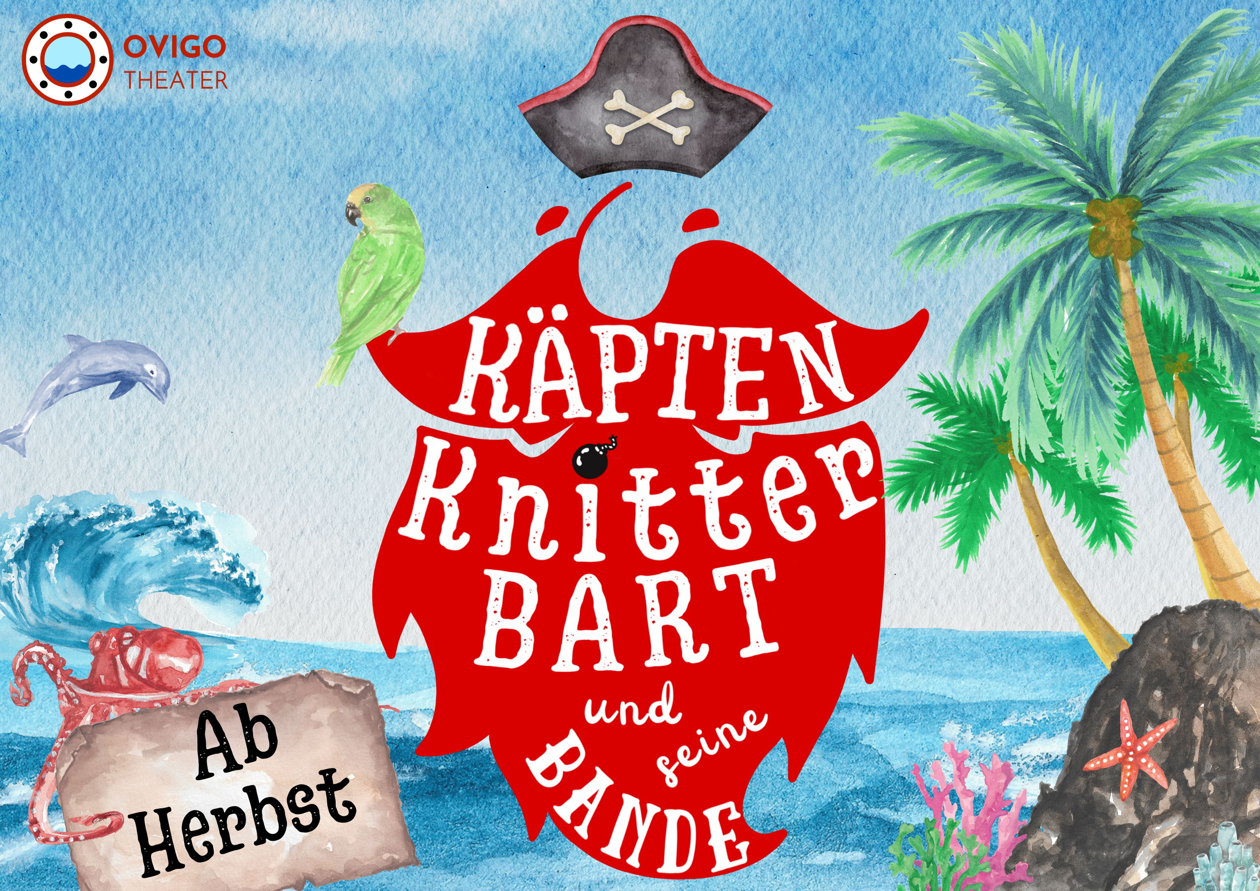 Neues OVIGO-Kinderstück: Leinen los für „Käpten Knitterbart“