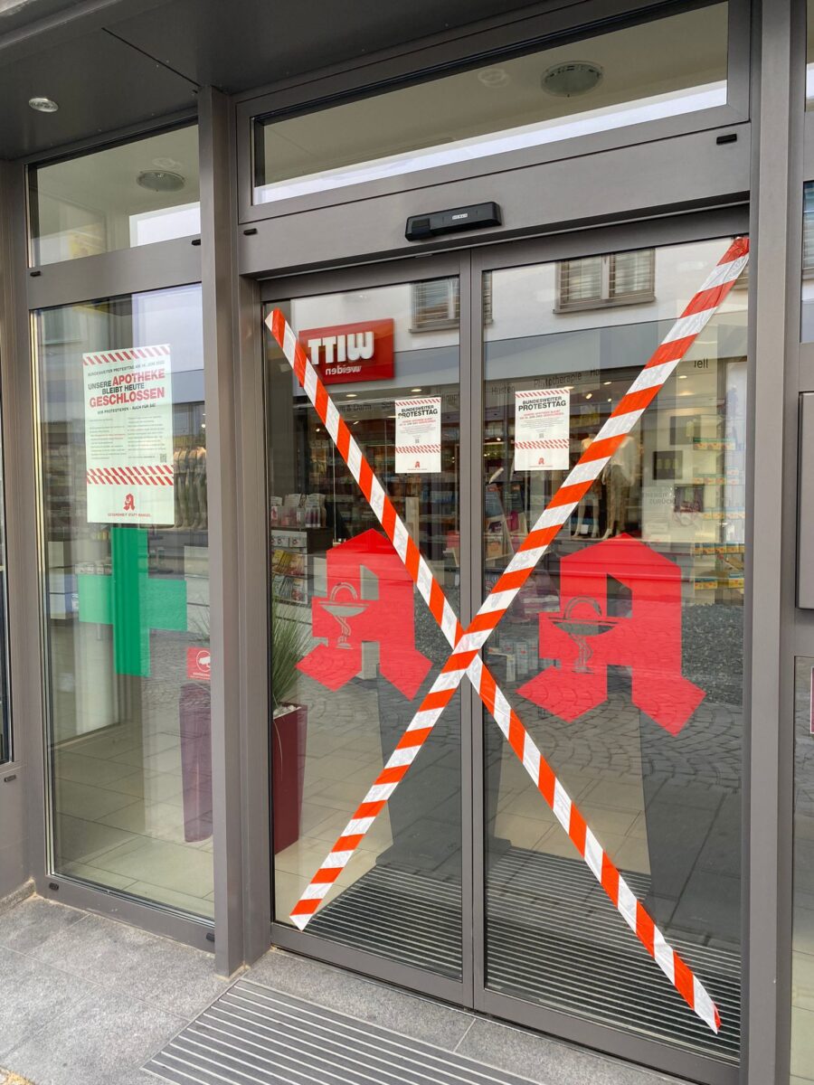 Apotheker streiken: Von Politik im Stich gelassen