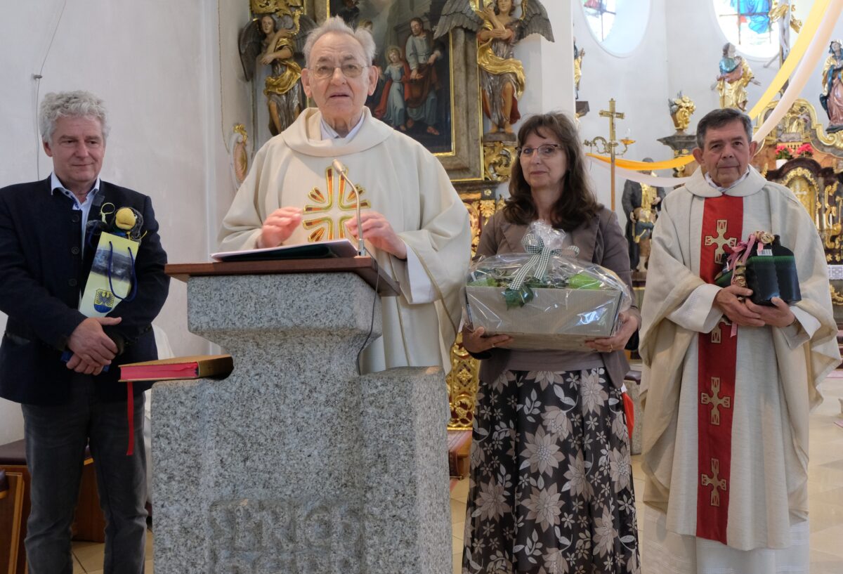 Mit seinen Flossern den Geburtstag nachgefeiert