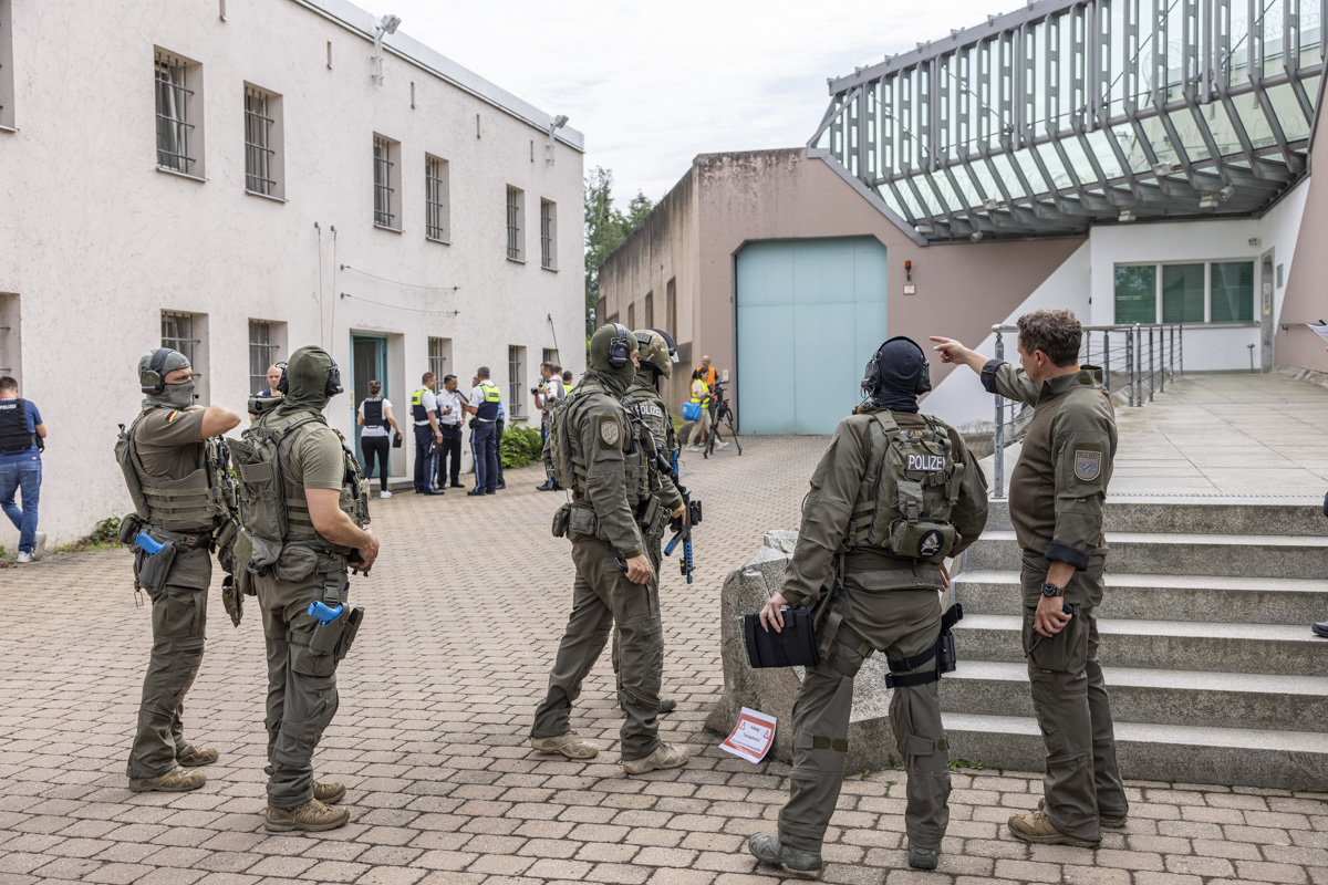 Einsatzübung Justizvollzugsanstalt Weiden