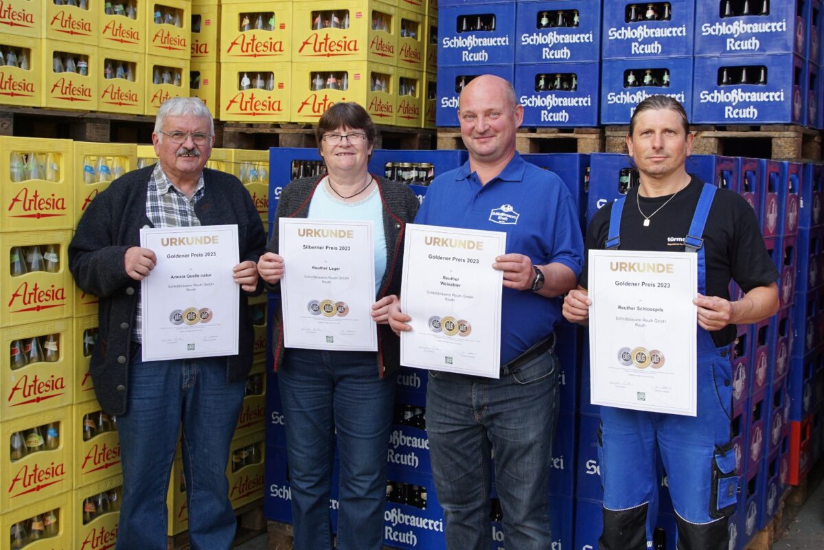 Langfristig Qualität unter Beweis gestellt: DLG-Auszeichnung für Schloßbrauerei Reuth