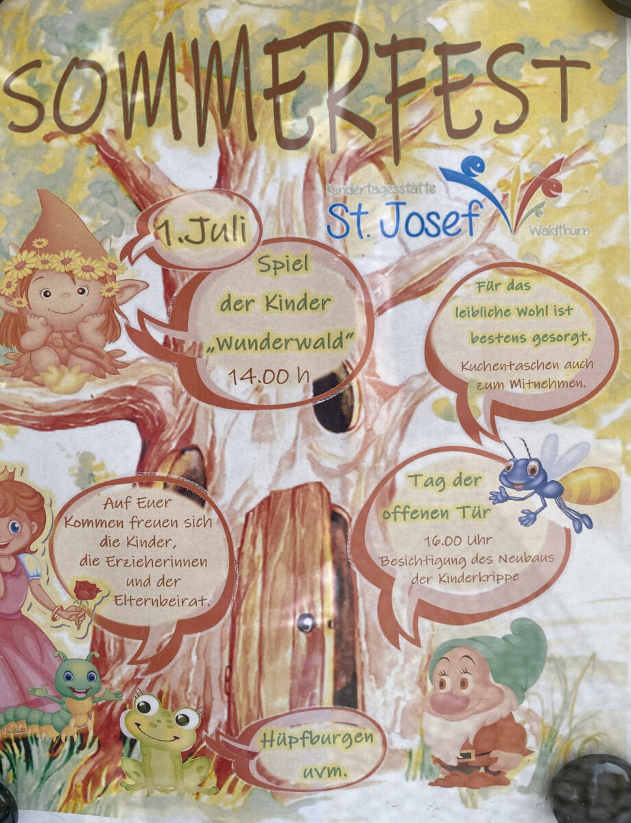 Wunderwald in der Kita: Sommerfest – Tag der offenen Tür