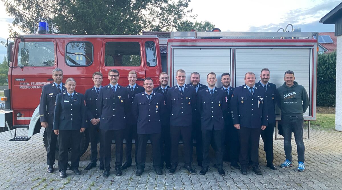 Gruppe der Feuerwehr Meerbodenreuth absolviert Leistungsprüfung fehlerfrei