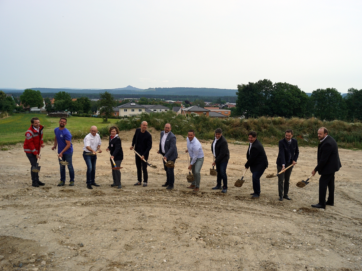 Spatenstich für Rotkreuzhaus Eschenbach: Jetzt geht es endlich los