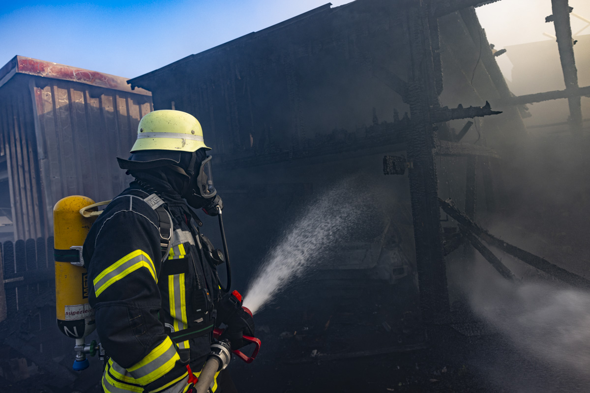 Großeinsatz wegen eines Brandes in Burglengenfeld