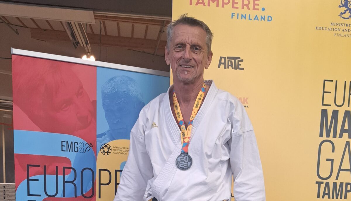 Das Training hat sich gelohnt: Dieter Baller holt in Finnland Silbermedaille