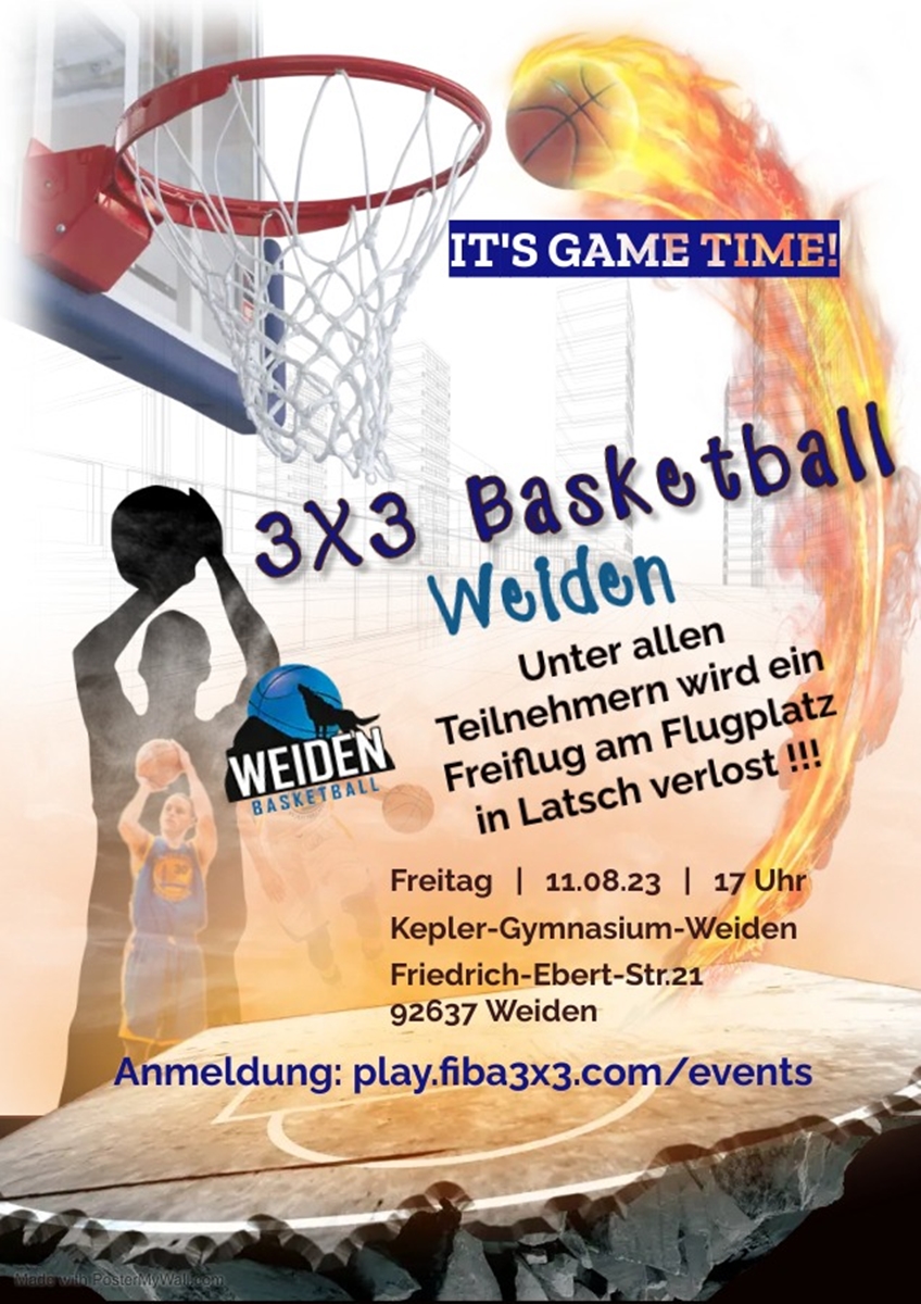 Basketballer des TB Weiden veranstalten erstmals ein 3X3 Streetballturnier