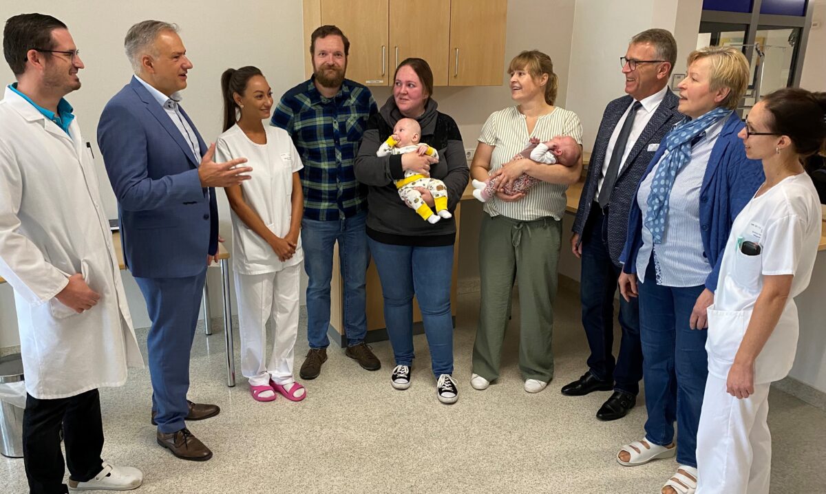 Geburten im Tirschenreuther Krankenhaus: Familiäres Umfeld und beste Versorgung