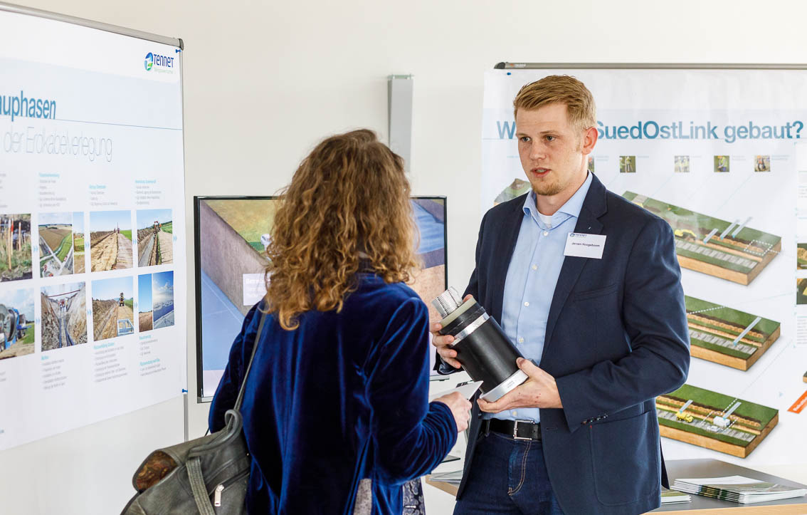 TenneT lädt die Bürger zu drei SuedOstLink-Infomärkten ein