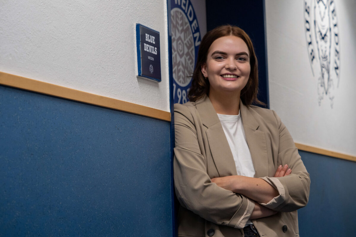 Neue Kraft für die Blue Devils: Sabrina Melischko verstärkt Geschäftsstelle