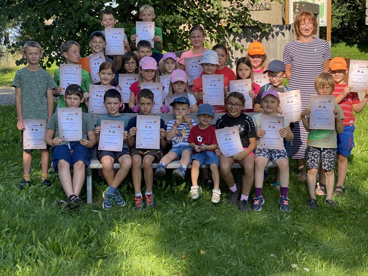 Leserallye, Waldbingo und vieles mehr: Kinder haben Spaß