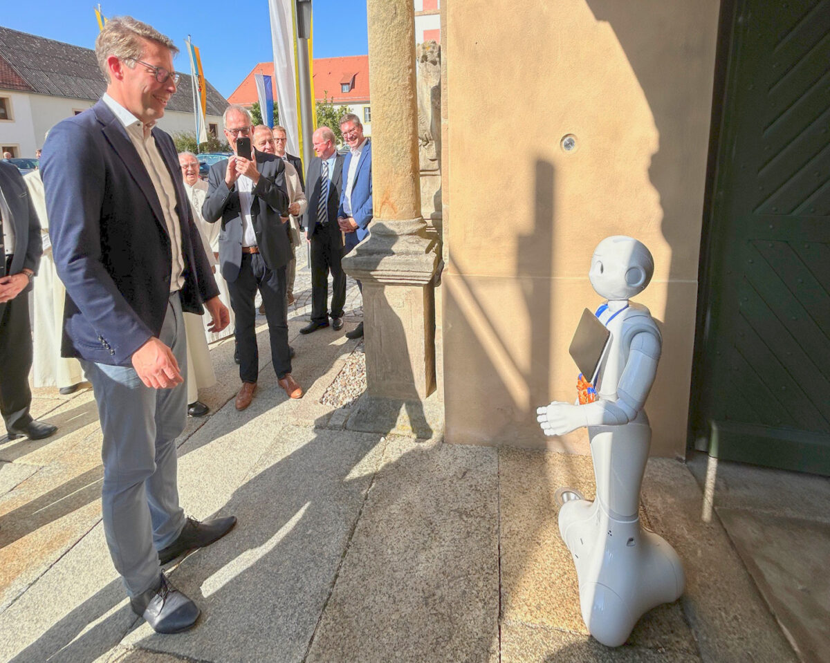 20230927 Staatsminister Markus Blume in Speinshart 1 Foto Martin Stangl
