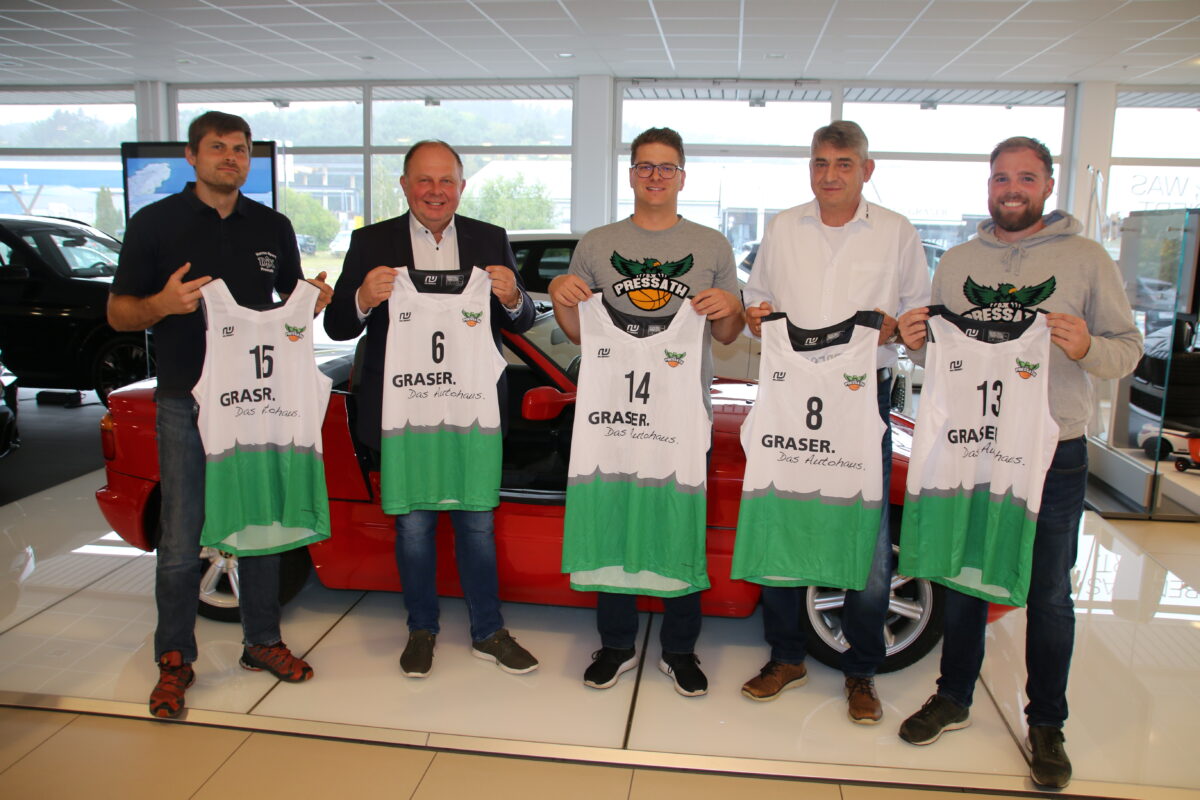 Pressather Basketball gehen mit neuen Trikots in die Saison