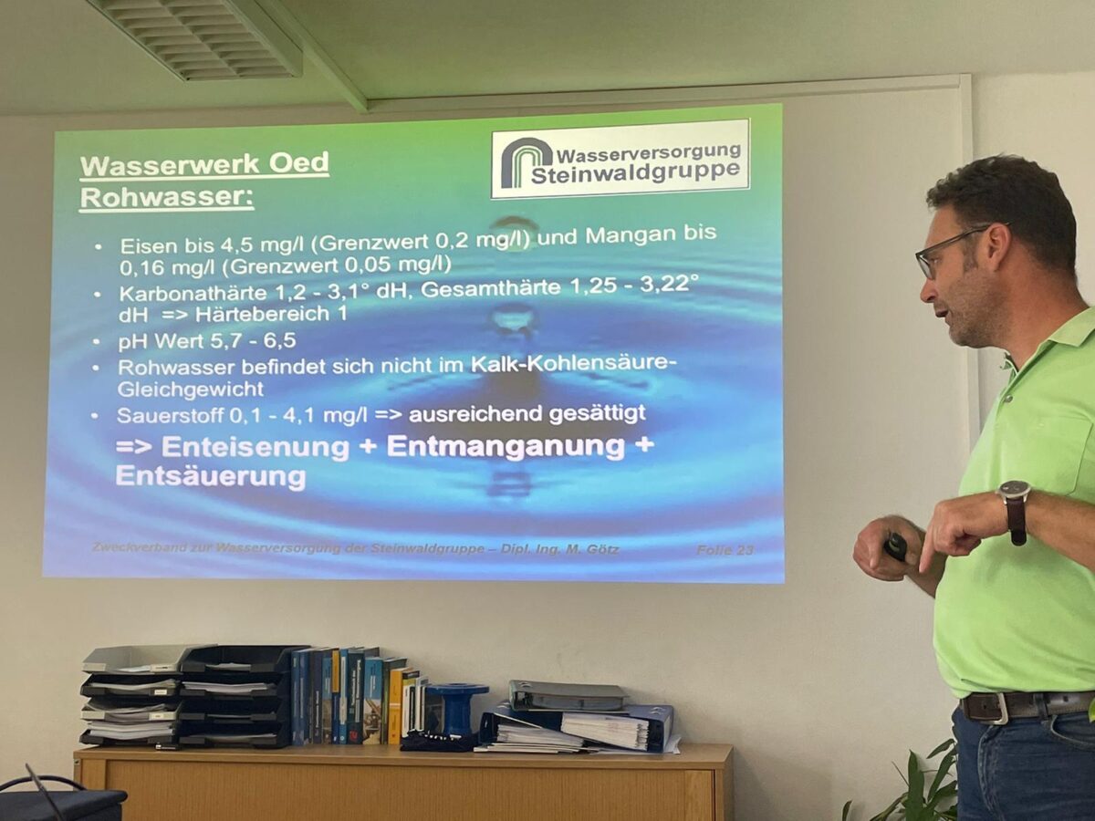 Besuch bei der Steinwaldgruppe