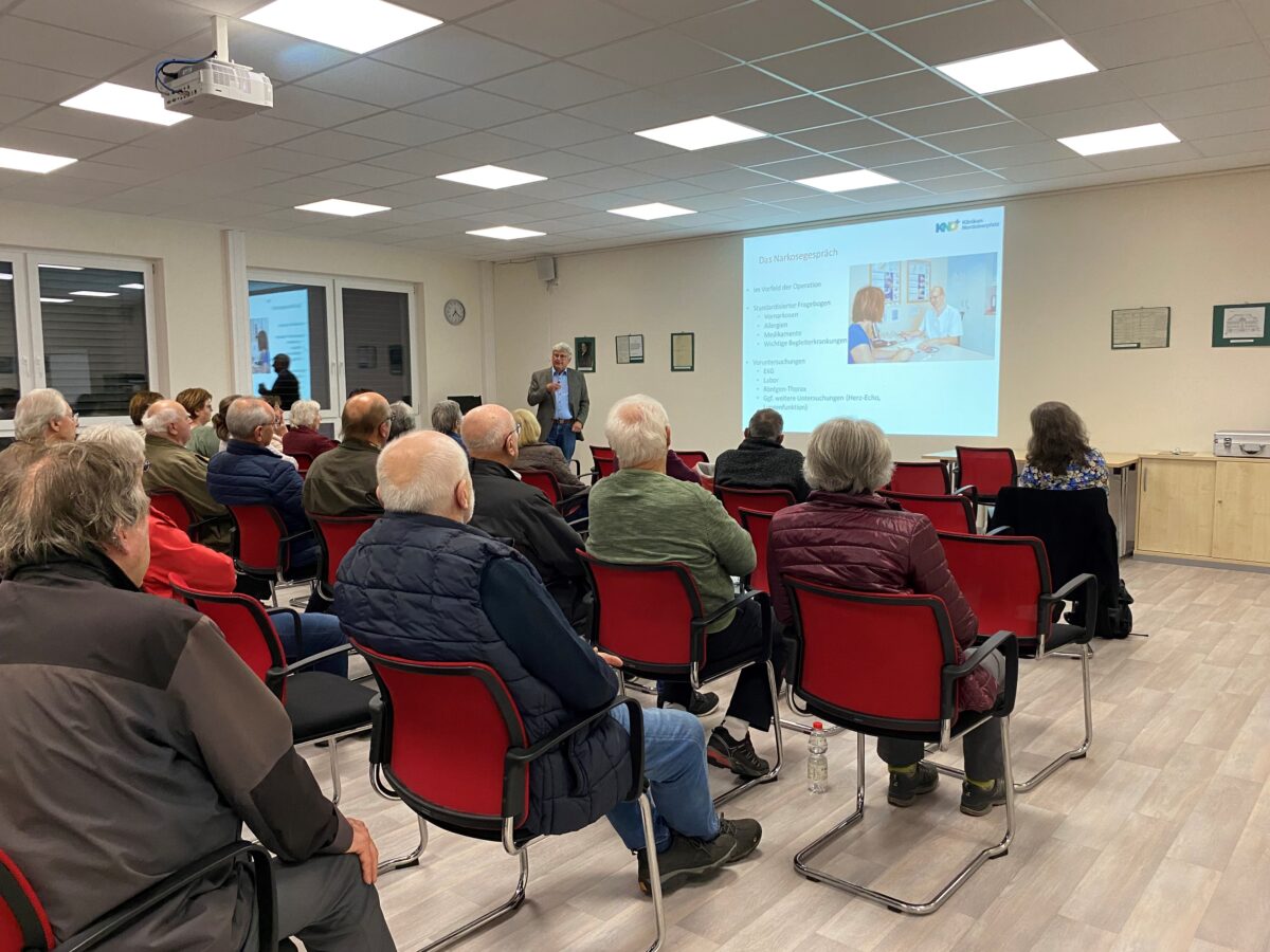 Höchste Aufmerksamkeit bei Vortrag über Narkose bei Älteren