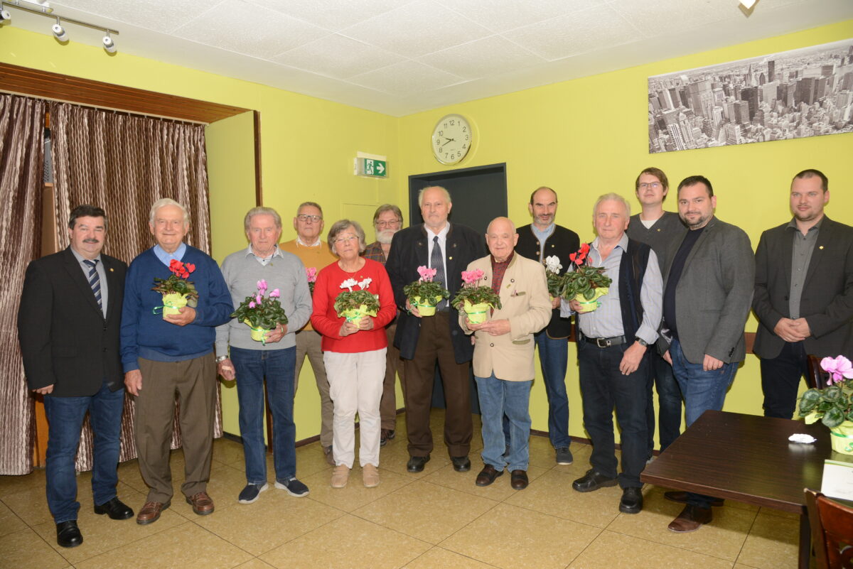 Langjährige Mitglieder als tragende Säulen der Siedlergemeinschaft