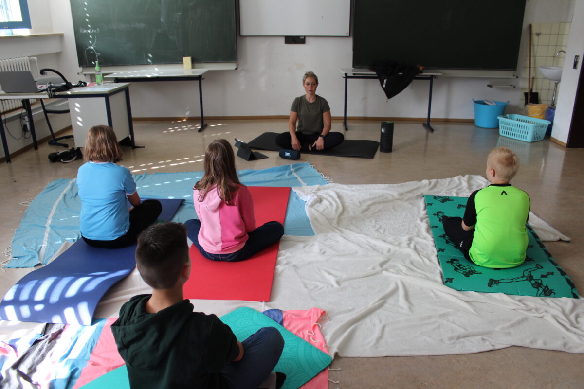 Projekttag stand unter dem Motto "Gesund leben"