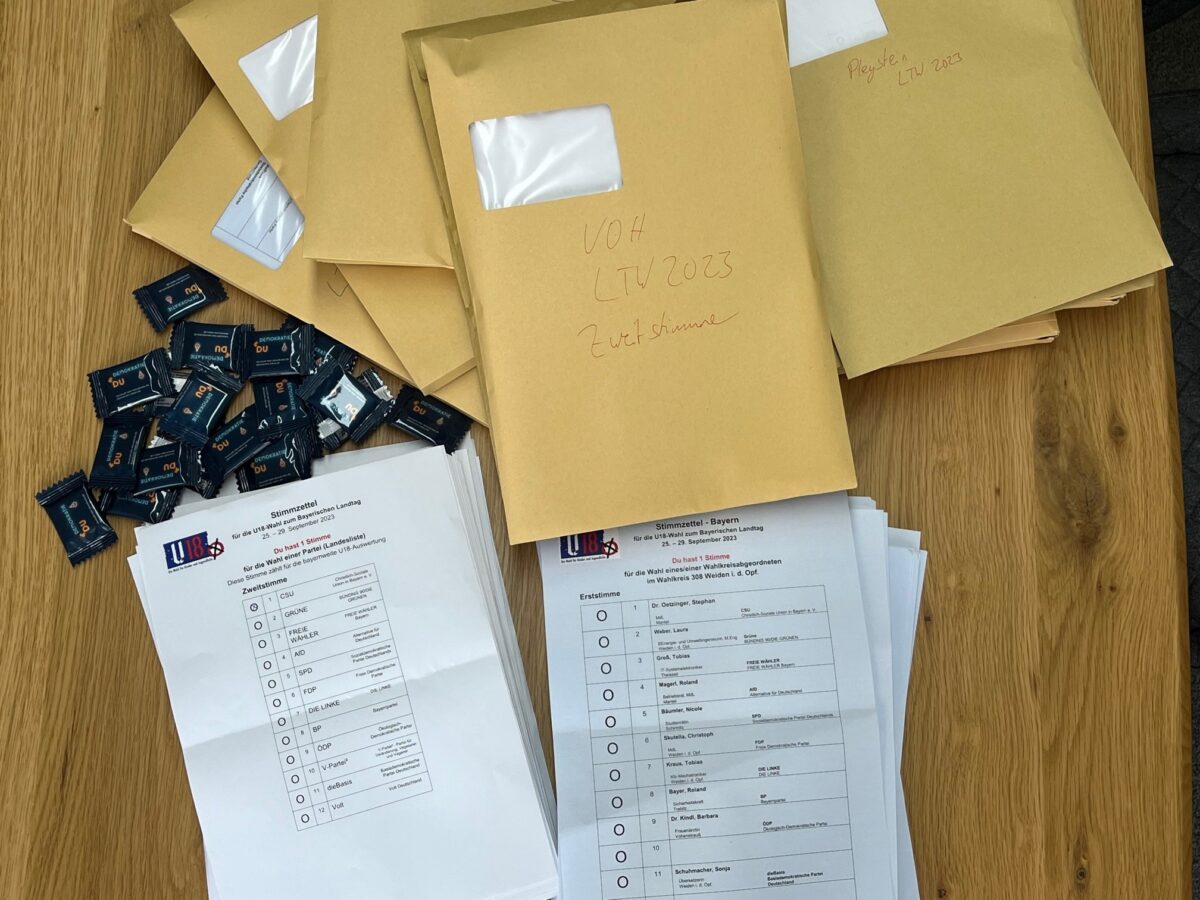 Neustadt lebt Demokratie: Ergebnisse der U18-Landtagswahl im Landkreis