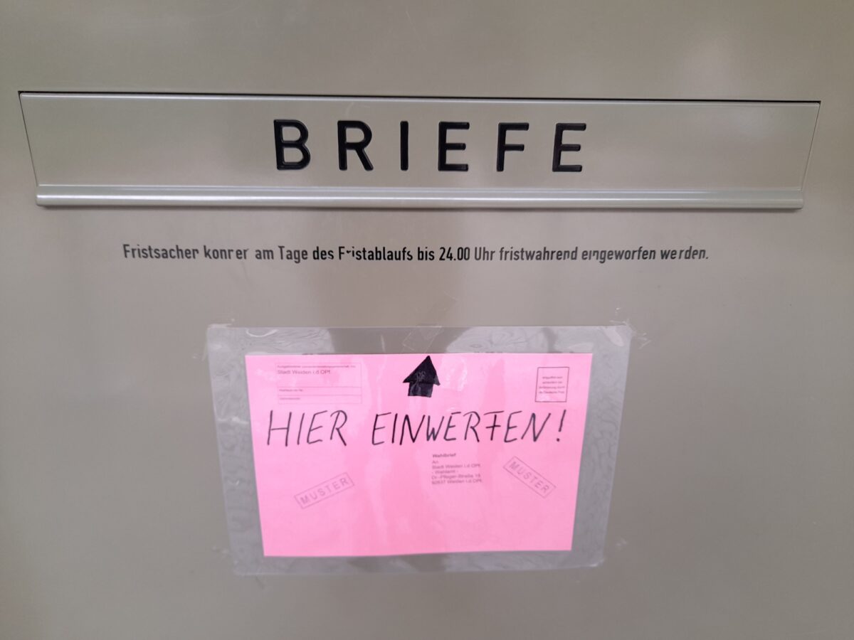 Appell an Briefwähler: Wahlbriefe rechtzeitig zurücksenden