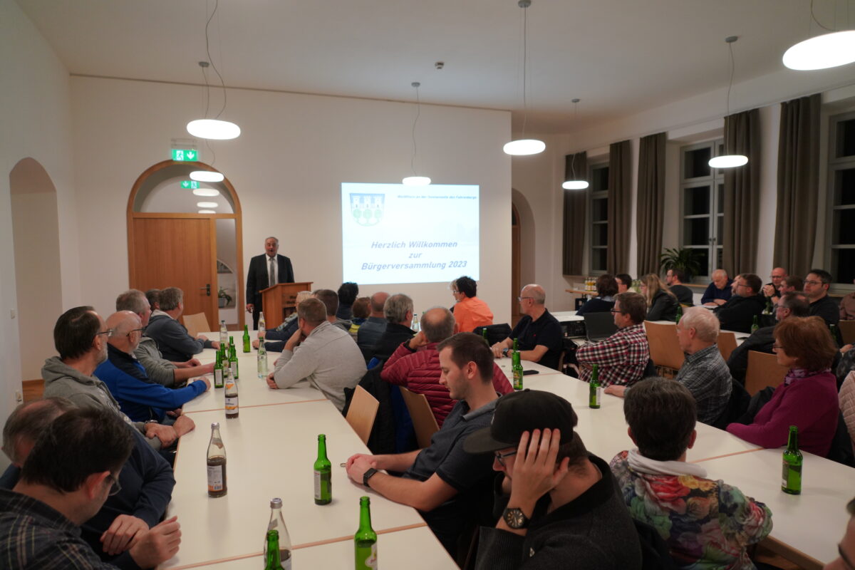 Bürgermeister legt Rechenschaft ab