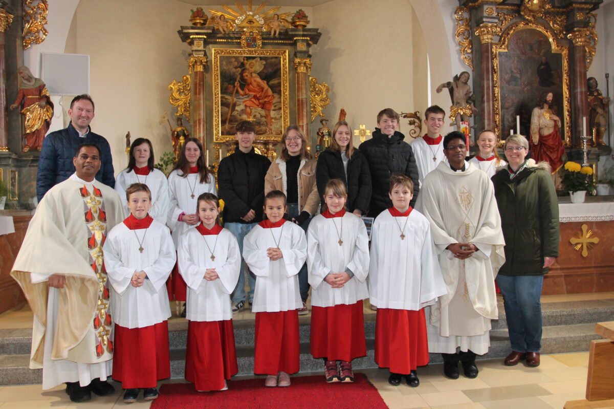 Fünf neue Messdiener