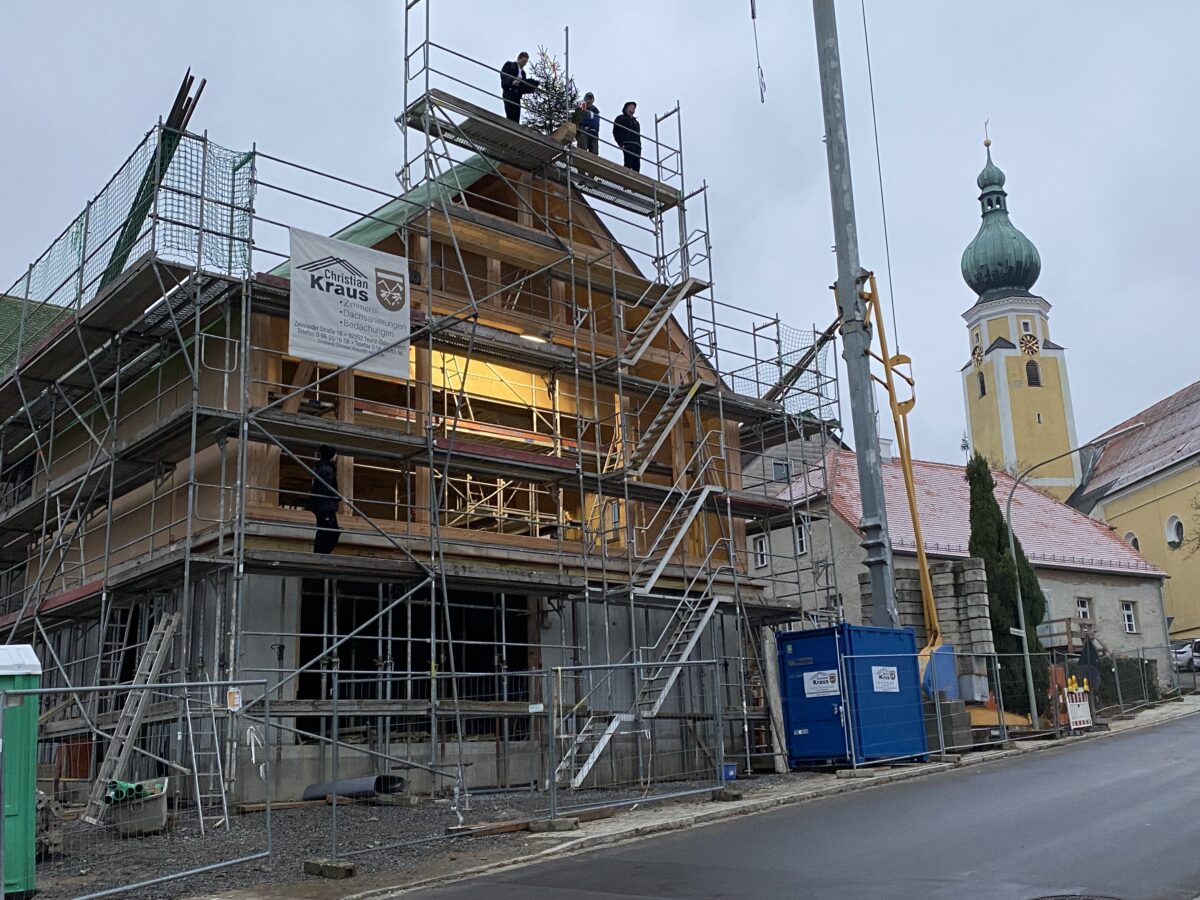 Richtfest beim „Haus der Biodiversität“
