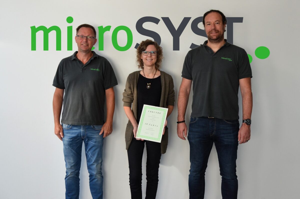 Vom „top Azubi“ zur treuen Mitarbeiterin bei microSYST