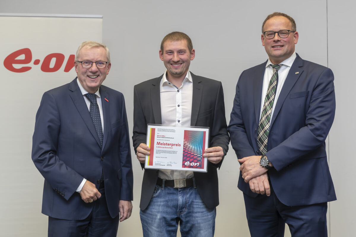 E.ON Meisterpreise: Martin Kißler für sehr gute Leistungen ausgezeichnet