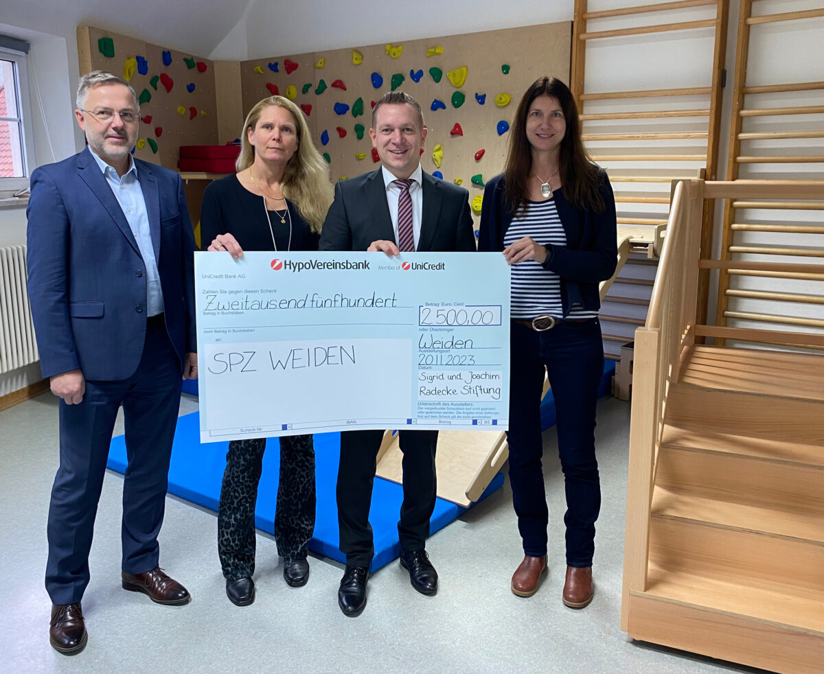 Stiftung unterstützt Sozialpädiatrisches Zentrum am Klinikum