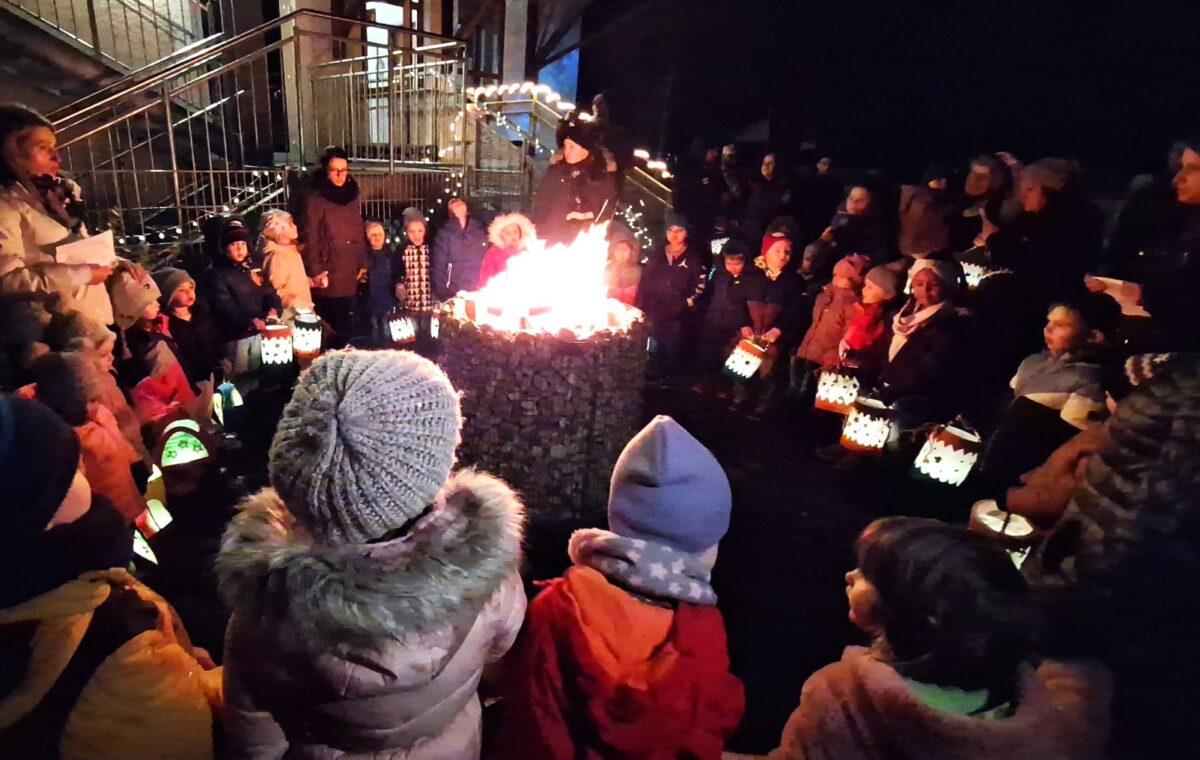 Martinszug des Kindergartens Hütten
