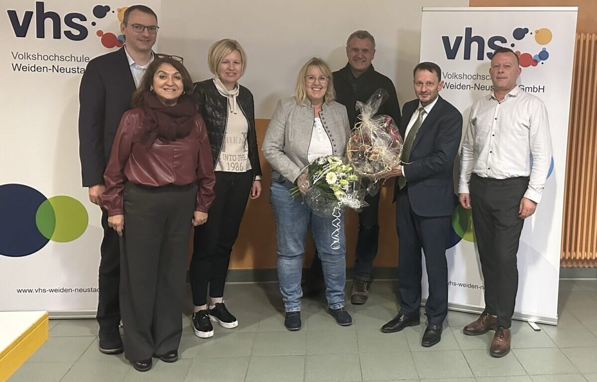 Abschied von Cornelia Taubmann im Aufsichtsrat der vhs Weiden-Neustadt