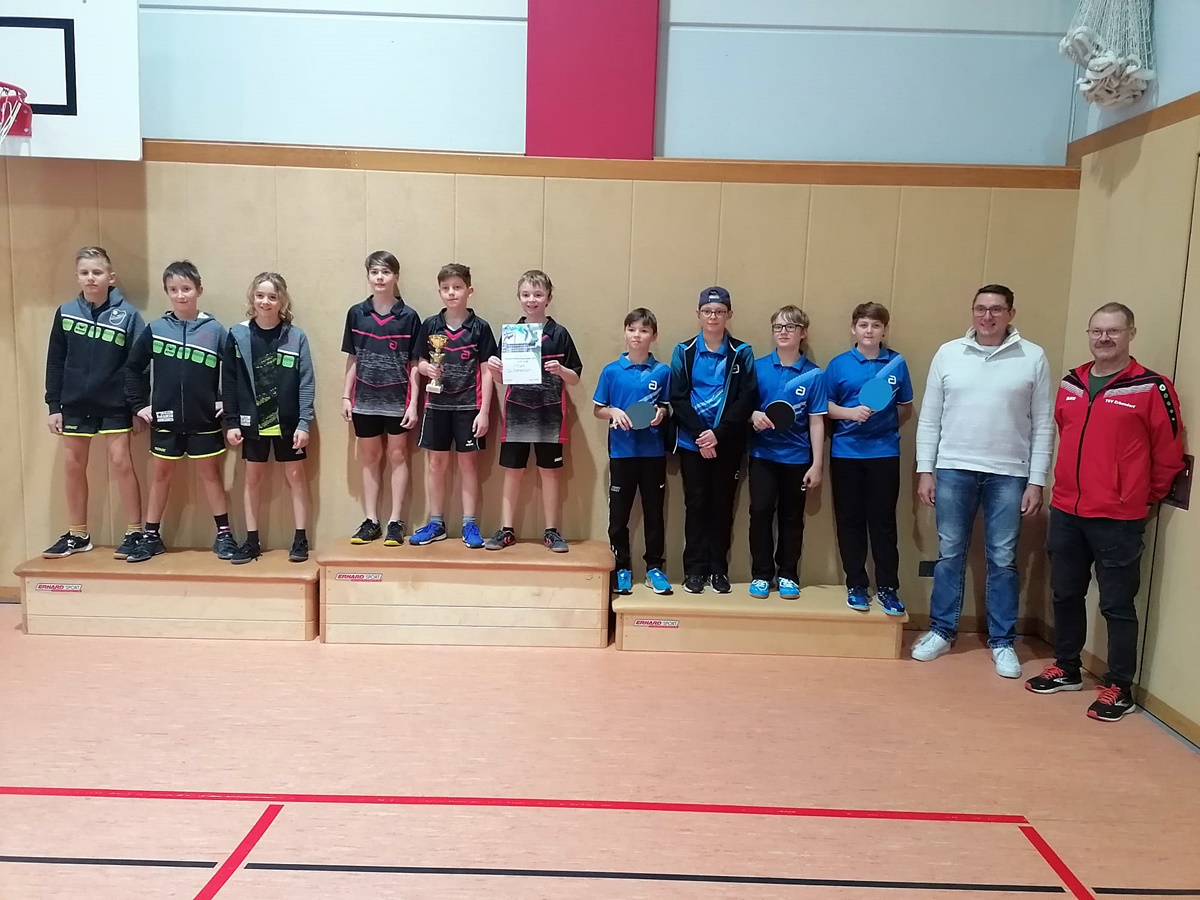 Tischtennisnachwuchs des SC Eschenbach trumpft bei Bezirkstitelkämpfen auf