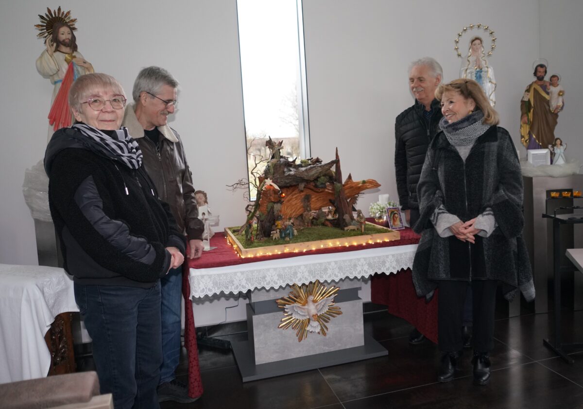 Wurzelkrippe für „Salve Regina“