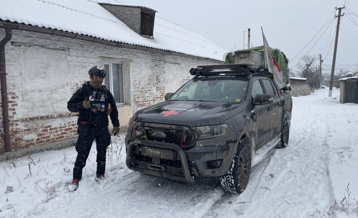 Helfer bringt Weihnachtsfreude in ukrainisches Kriegsgebiet