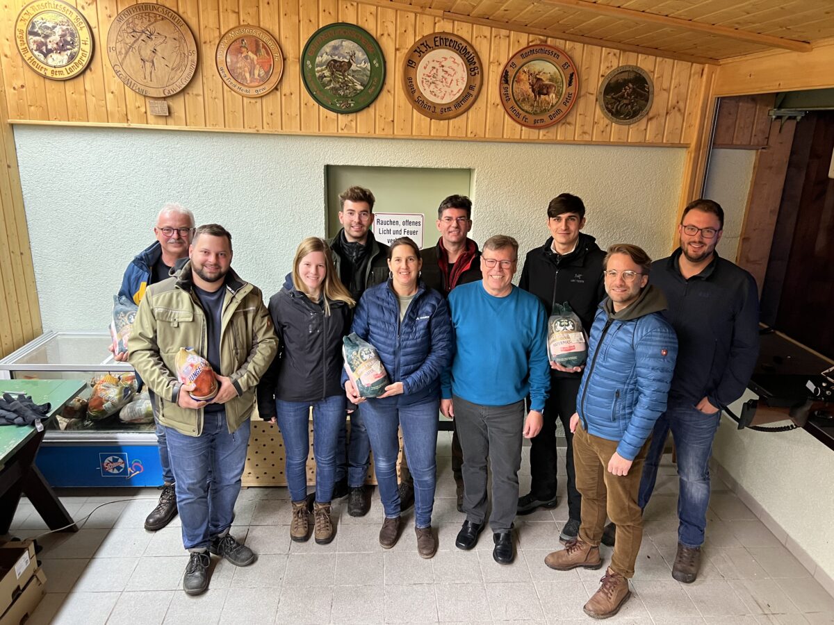 73 Weihnachtsbraten in Weiherhammer geschossen
