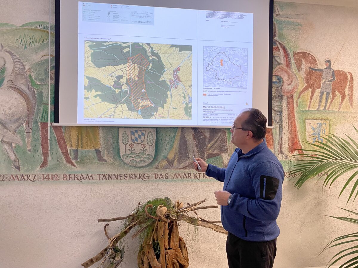 Teilflächennutzungsplan „Windenergie“ in Tännesberg