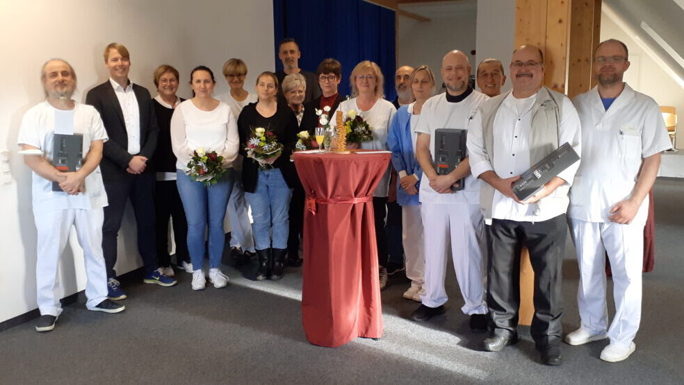 Großes Dankeschön für Engagement und jahrelangen Dienst an Patienten