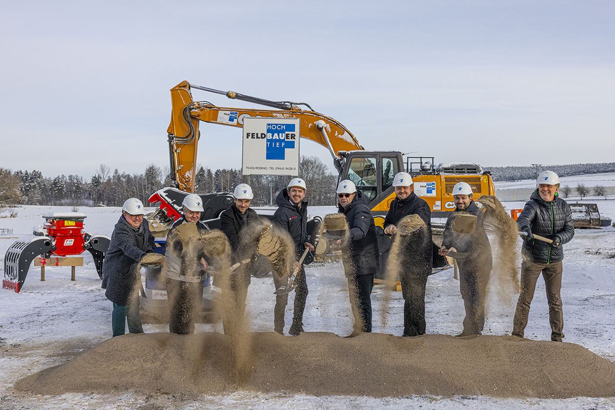 Die Unternehmensgruppe Hydraulik-Paule baut für drei Millionen Euro eine moderne Kranhalle