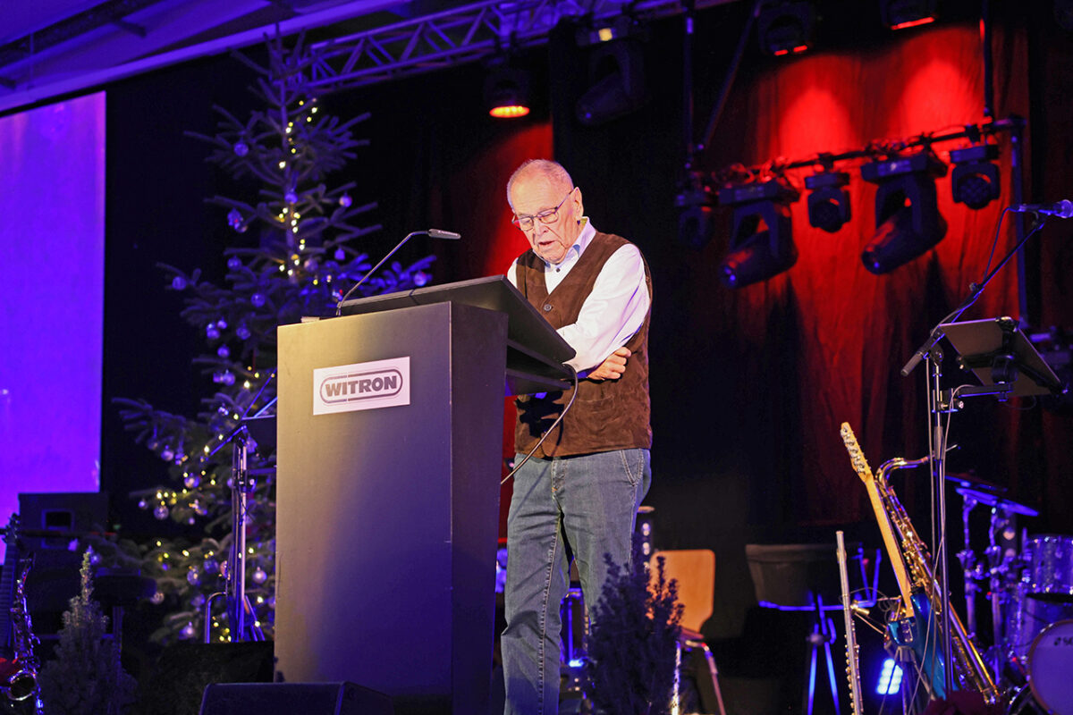 WITRON-Weihnachtsfeier: Walter Winklers Weihnachtswunder
