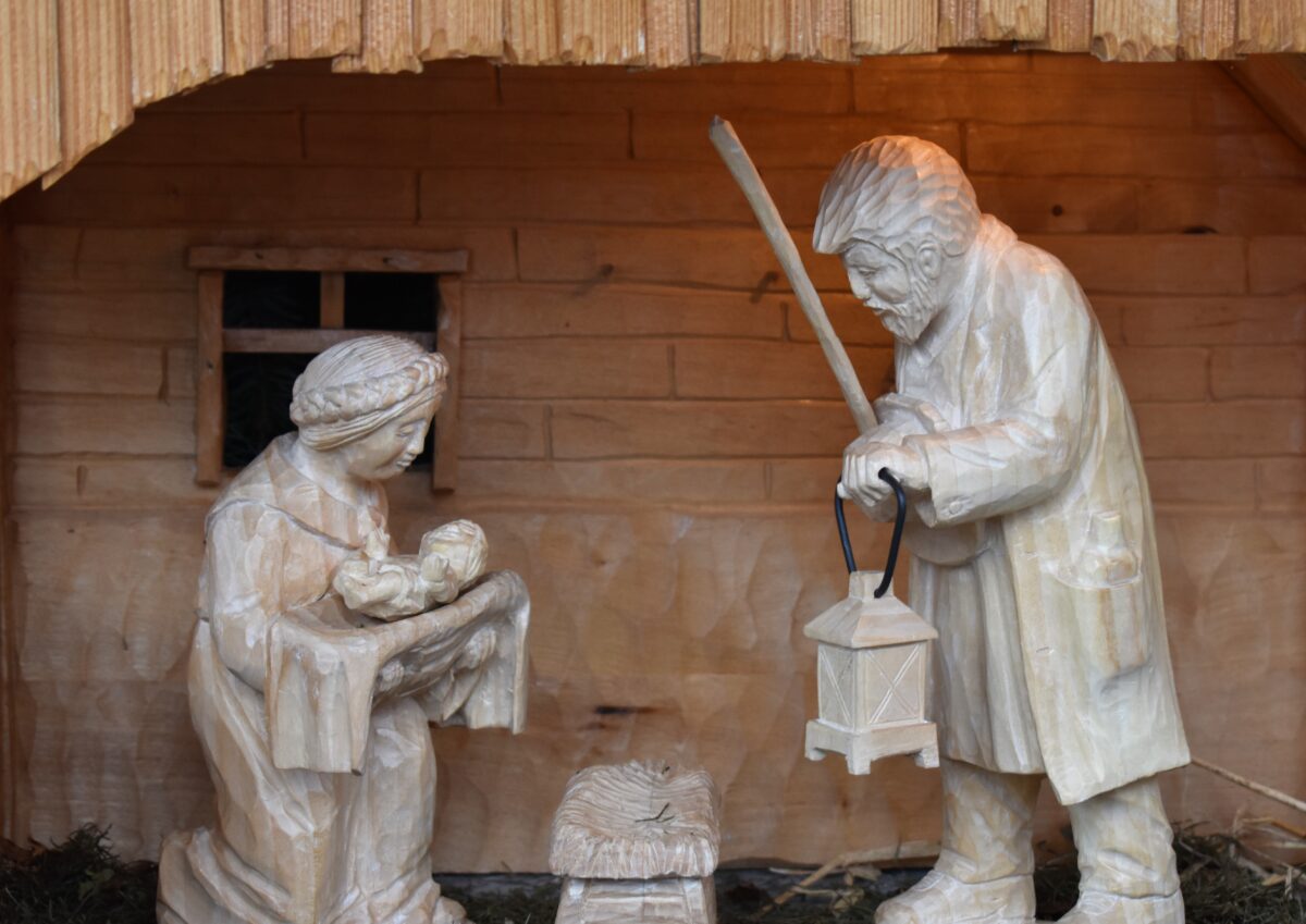 Heuer eine bayerische Krippe