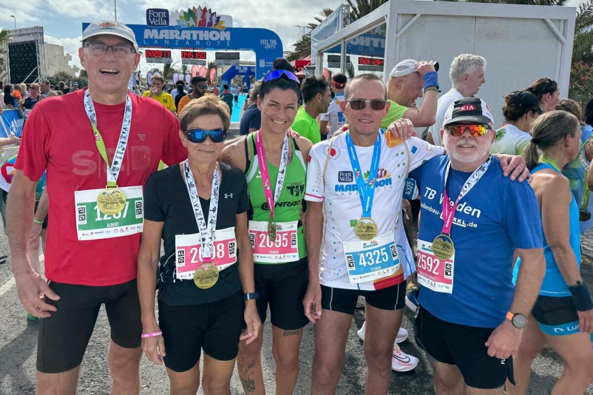 Fünf Oberpfälzer starten beim Internationalen Lanzarote-Marathon