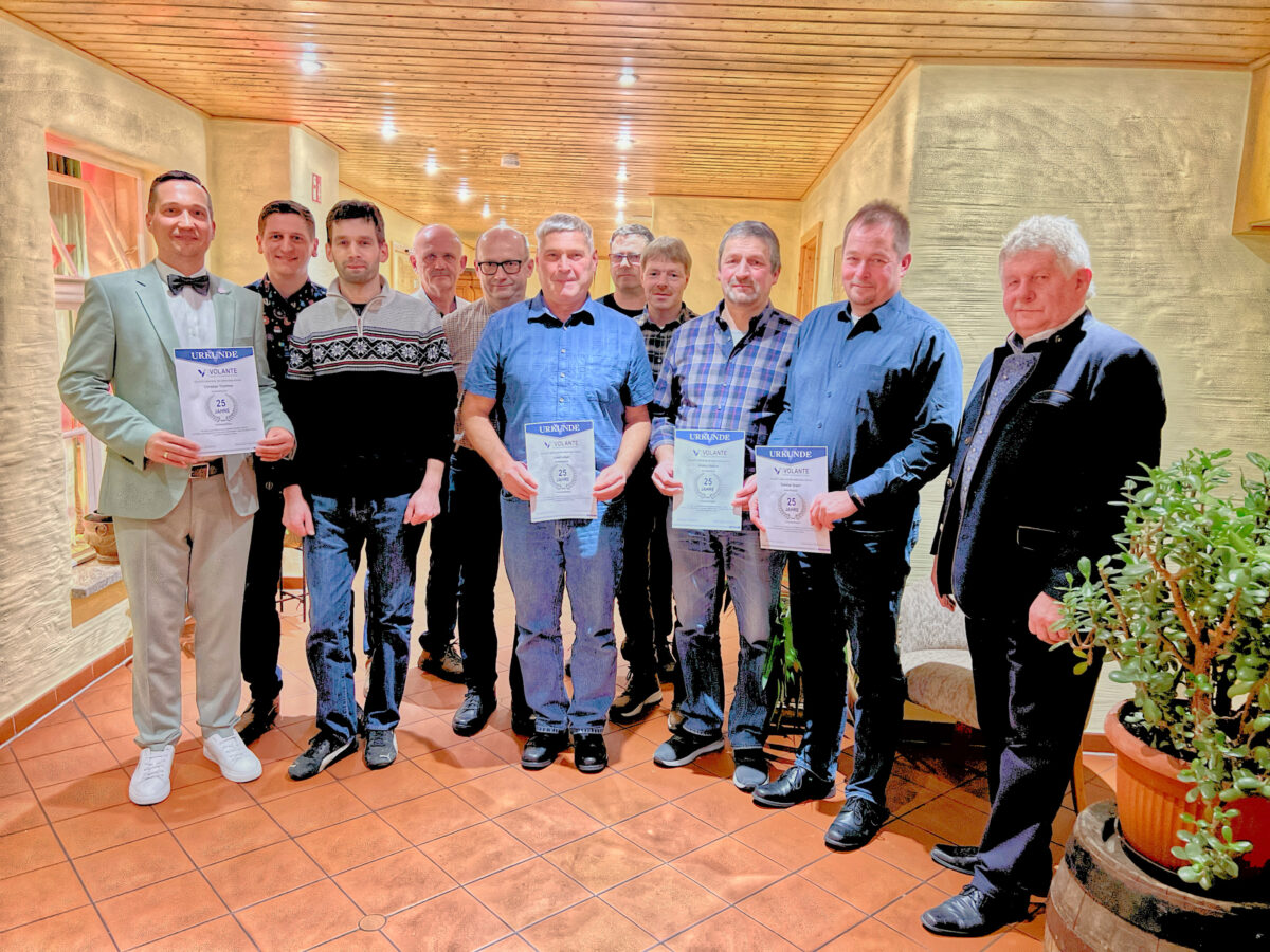 Volante blickt zurück: Jubiläumsjahr mit Rekordaufträgen