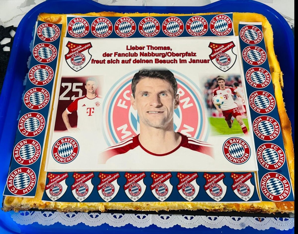 Thomas Müller besucht den Nabburger Fanclub am 28. Januar