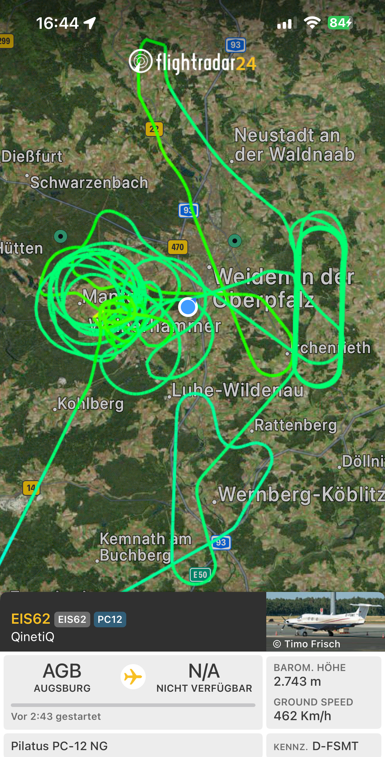 Mysteriöse Flugbewegungen über Weiden, Mantel und Windischeschenbach