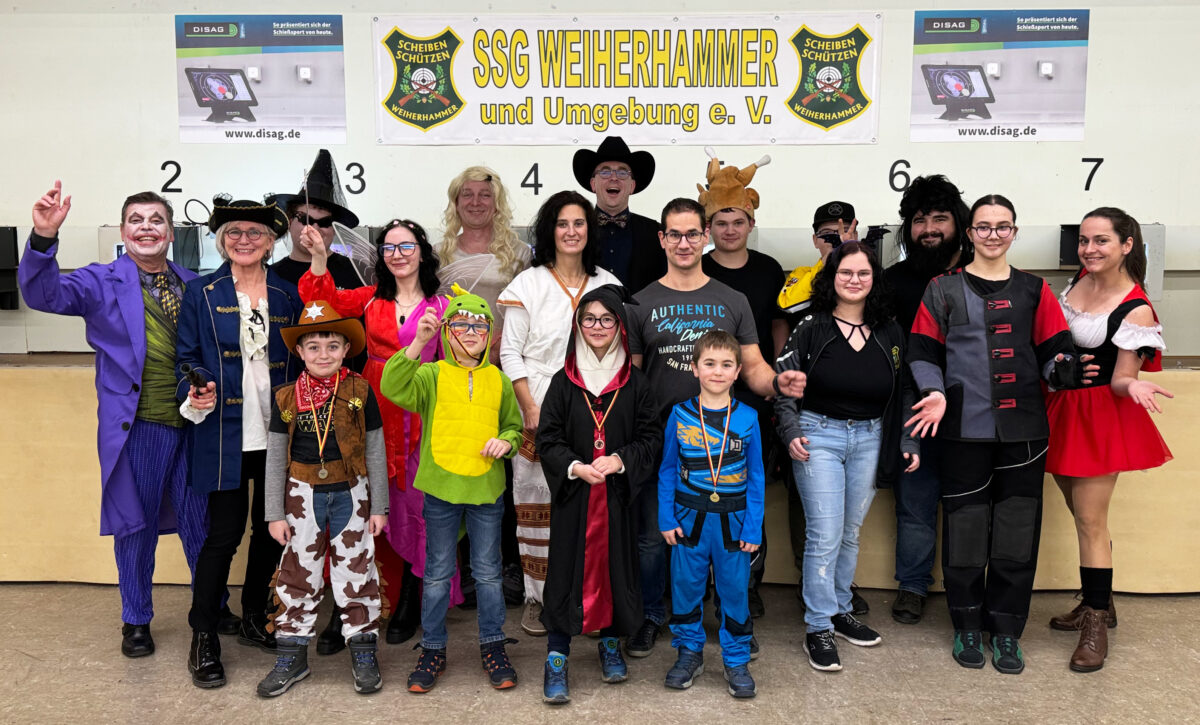 Faschingsschießen in Weiherhammer – Spaß und Treffsicherheit belohnt