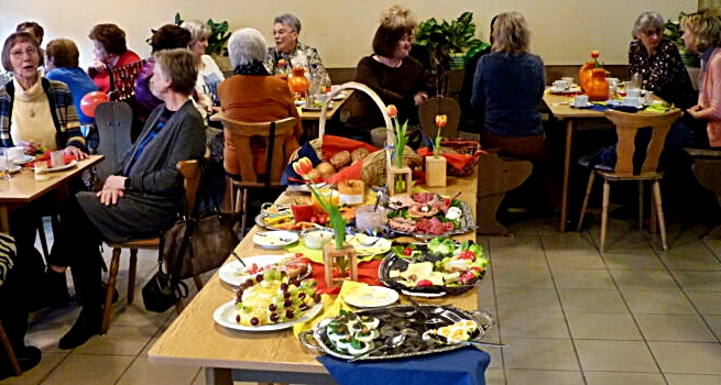 Lustiges Frauenfrühstück vom Frauenbund St. Elisabeth in Weiden