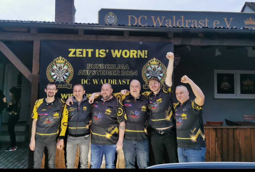 Der Dartclub Waldrast Weiden steigt in die Bundesliga auf