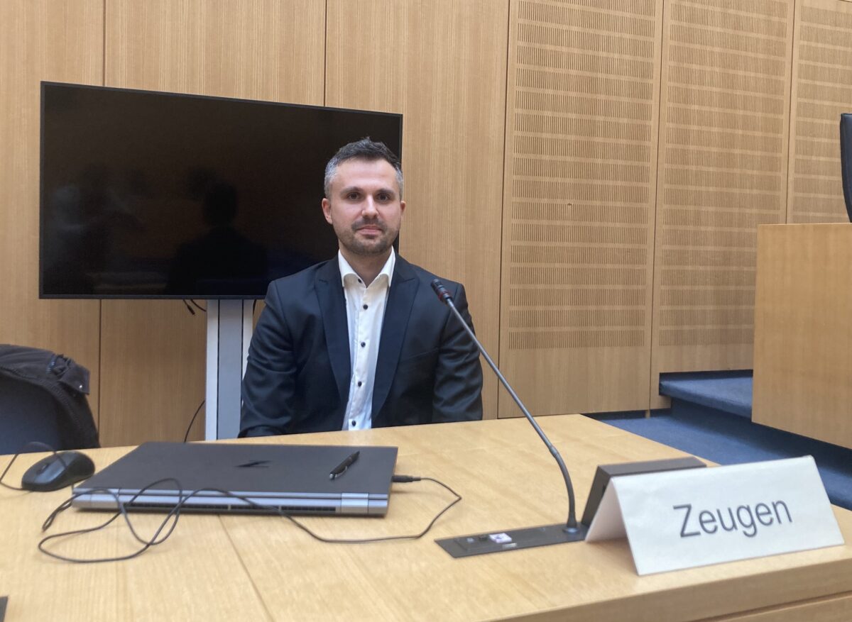 WSW Prozess Leiter der Ermittlungsgruppe Kriminaloberkommissar Florian Wiesent