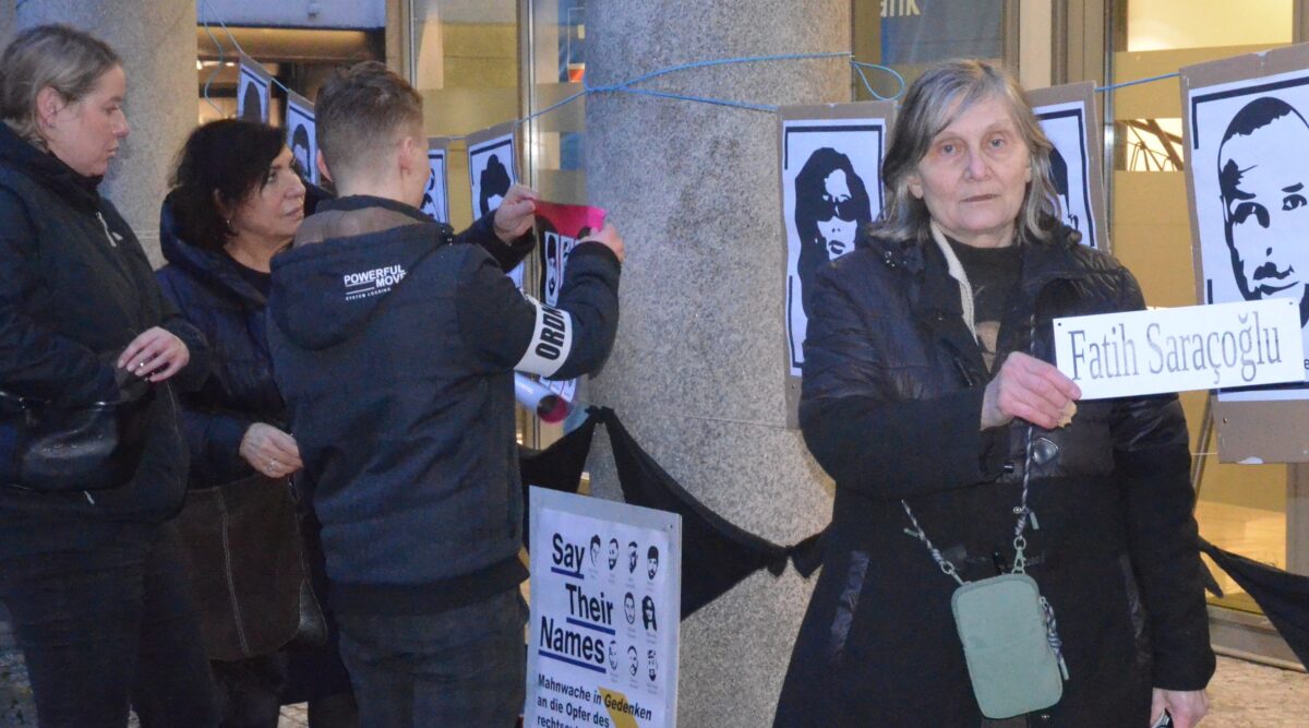 Mahnwache für die Opfer des Terroranschlags von Hanau