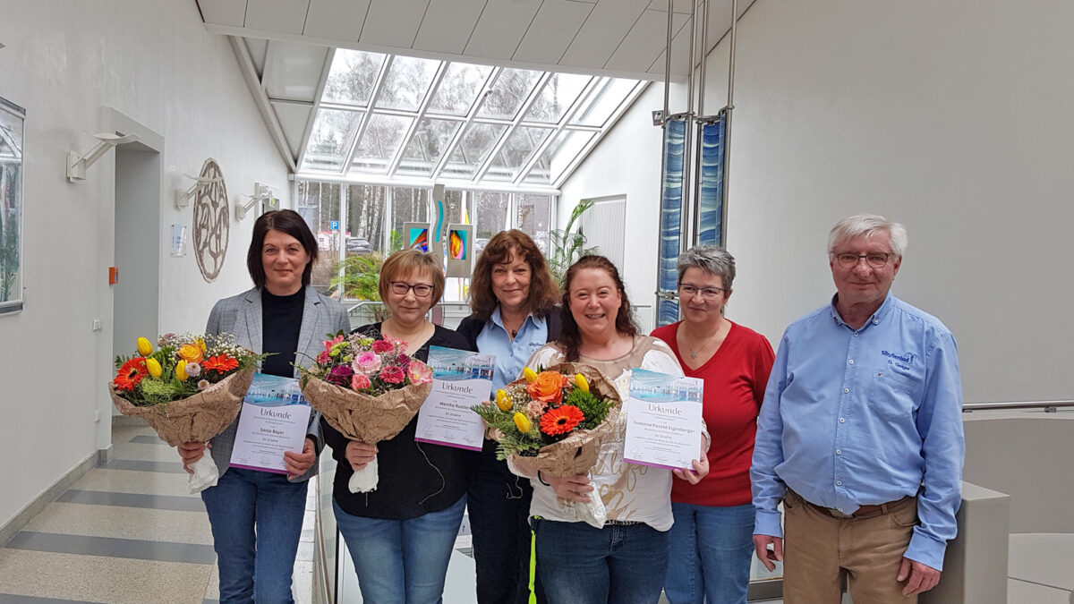 Mitarbeiterehrung im Sibyllenbad – 25 und 30 Jahre zum Wohl der Gäste